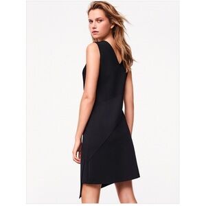 Calvin Klein Womens Dress Layered Black Sleeveless size 8